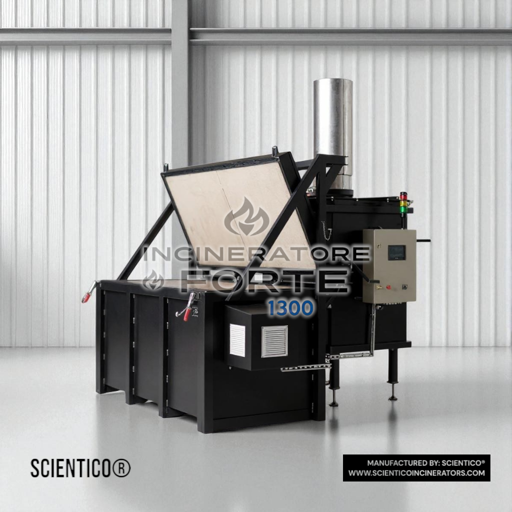 Incineratore Forte 1300 – 1300kg Animal Incinerator by Scientico