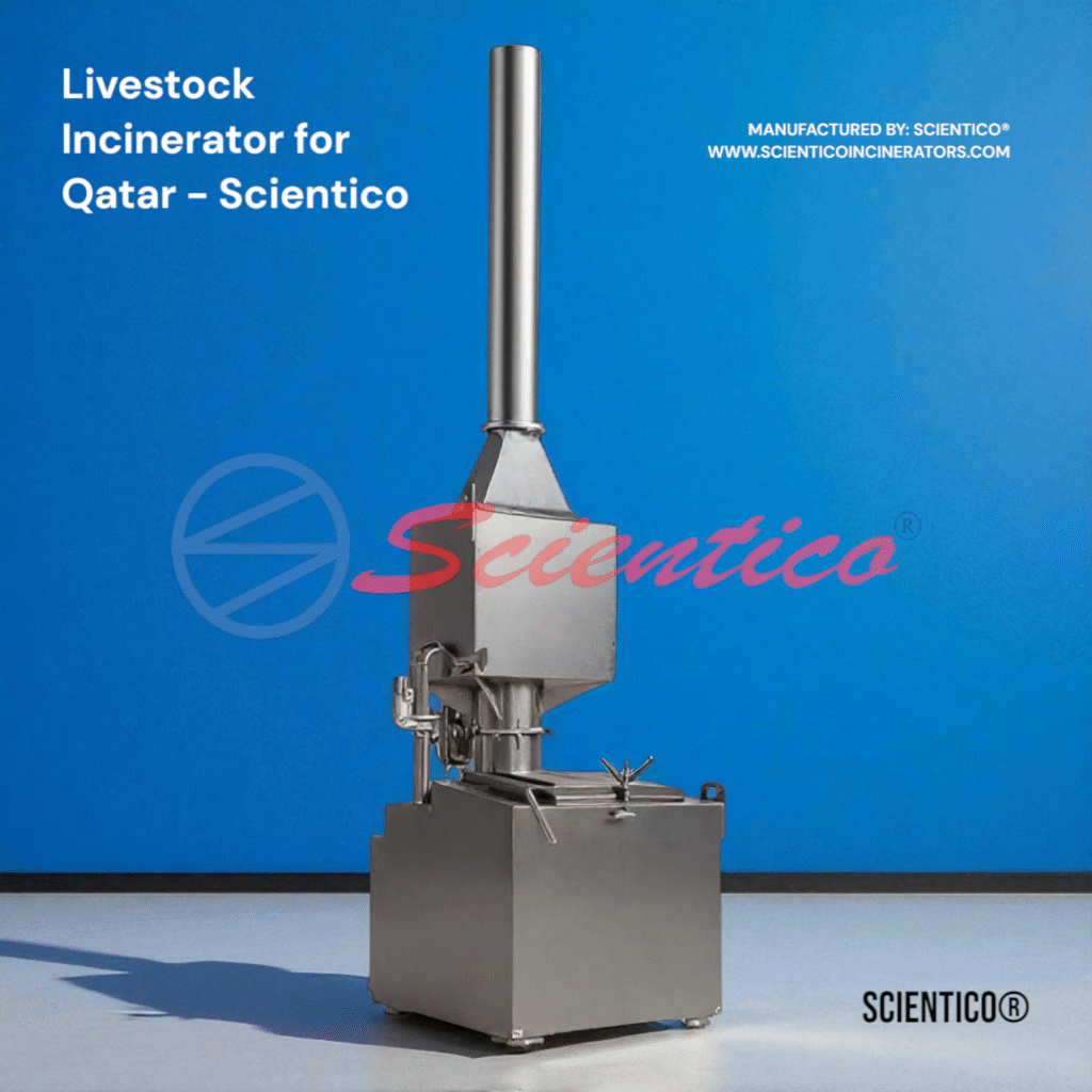 Livestock Incinerator for Qatar | Scientico Exporter