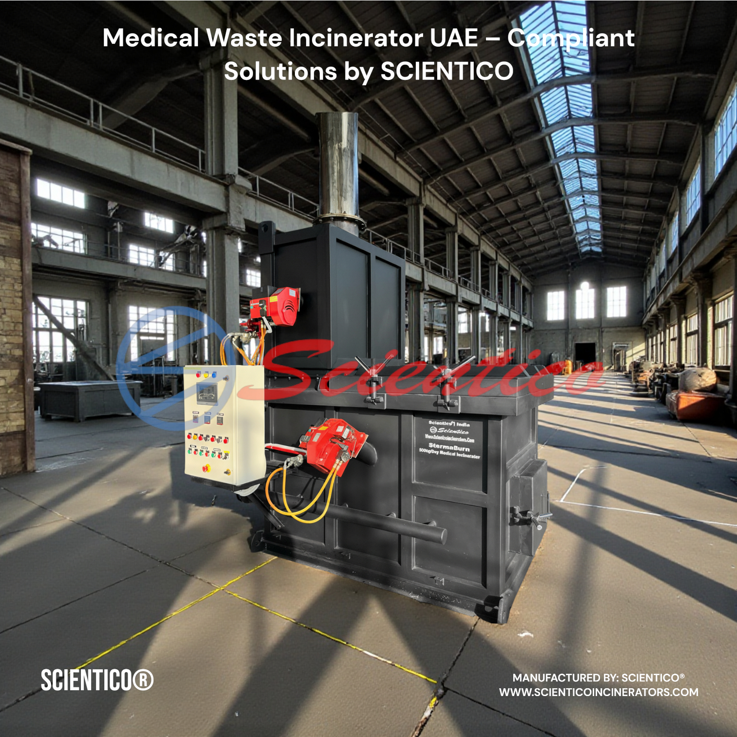 Medical Waste Incinerator UAE – Compliant Solutions by SCIENTICO